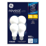 GE Reveal HD+ 11 Watts White LED Commercial Bulb, 4/Pack (93127996)