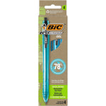 BIC Ecolutions Retractable Gel Pen, Medium Point, 1.0mm, Black Ink, 4/Pack (RGLE4 BLK)