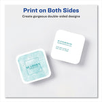 Avery Clean Edge Business Cards, 2.5" x 2.5", Matte, White, 180/Pack (35703)