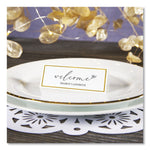 Avery 3.75" x 1.44" White/Gold Matte Table Tent, 150 Cards/Pack (35701)