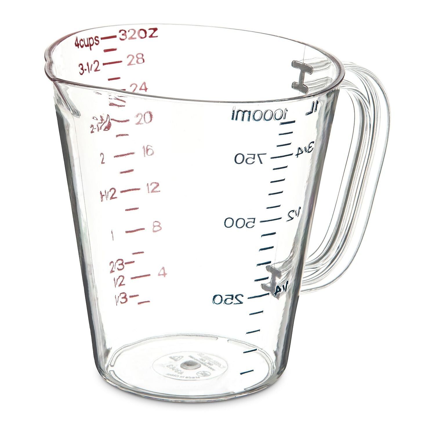 Carlisle Commercial Measuring Cup, 1 qt., Clear (4314307)