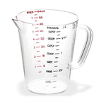 Carlisle Commercial Measuring Cup, 0.5 gal., Clear (4314407)