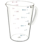 Carlisle Commercial Measuring Cup, 1 gal., Clear (4314507)