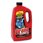 Drano Max Gel Clog Remover Degreaser, Bleach Scent, 80 oz., 6/Carton (694772)