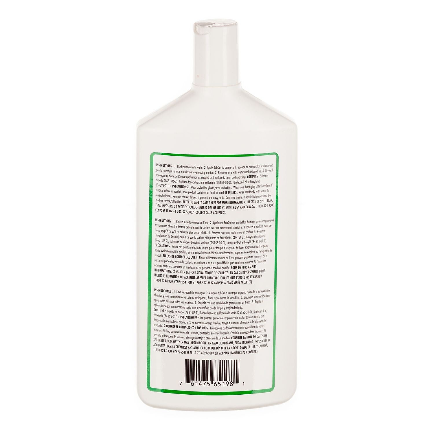 Unger RubOut Glass Cleaner, 16 oz., 12/Carton (UNGRUB50)
