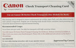 Canon 1904V566 Cleaning Card, 15/Box (3221V229)
