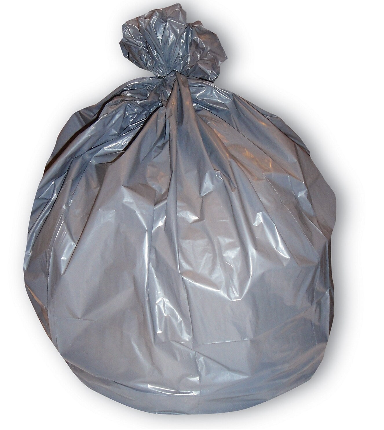 Heritage 56 Gallon Industrial Trash Bag, 44" x 55", Low Density, 1.6 Mil, gray (PH56G)