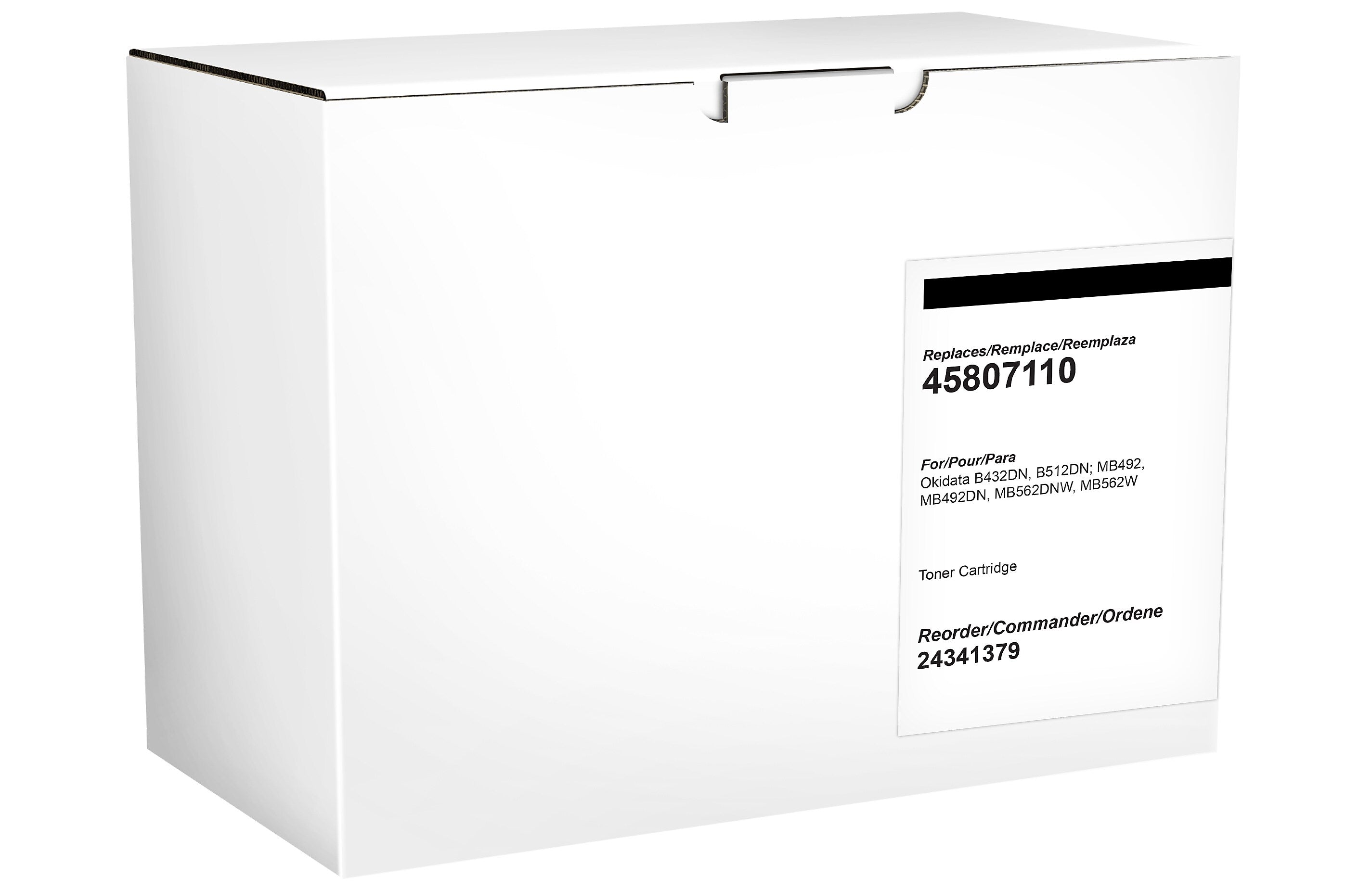 CIG Compatible OKI B432 Black Toner Cartridge, (45807110)