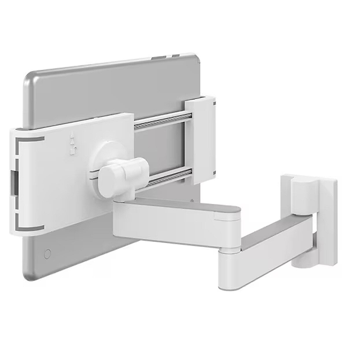 Barkan Full Motion Adjustable 7-12" Tablet Wall Mount, White (T54)