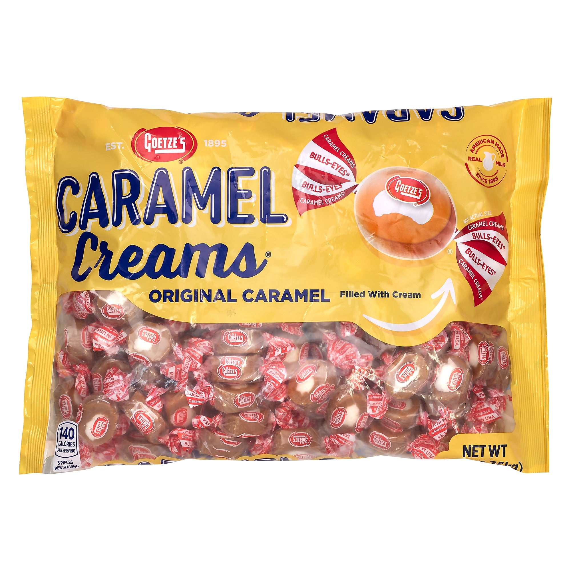 Goetze's Caramel Creams Candy, 48 oz. (220-02357)