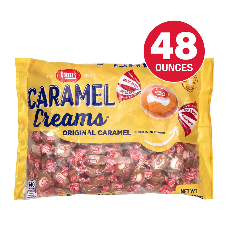 Goetze's Caramel Creams Candy, 48 oz. (220-02357)