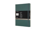 Moleskine Pro XL 1-Subject Professional Notebook, 7.5" x 9.75", Narrow Ruled, 192 Sheets, Green (620817)