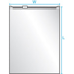 10" x 13" Reclosable Poly Bags, 3 Mil, Clear, 250/Carton (004077)