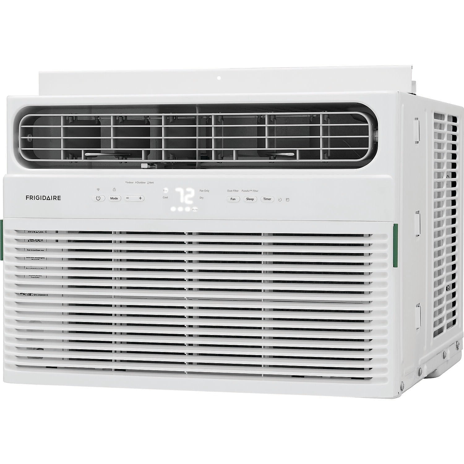 Frigidaire 12,000 BTU Smart Window Air Conditioner with Remote, WiFi Enabled, White (FHWW124WD1)