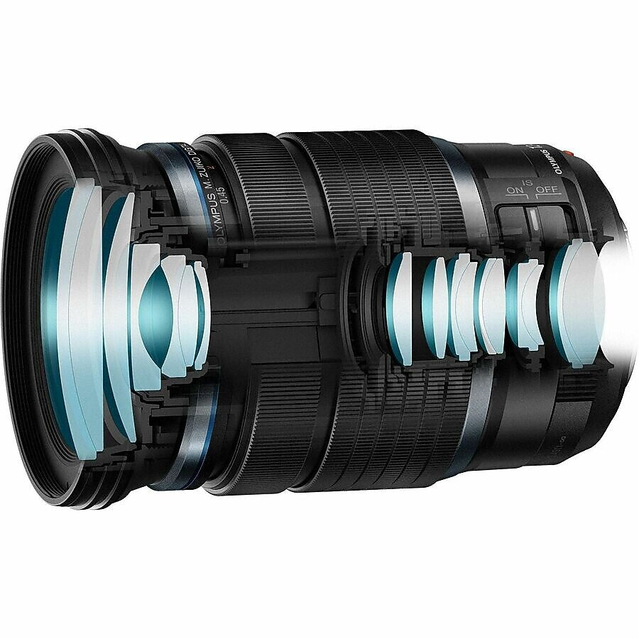 Olympus OM System M.Zuiko Digital ED 12-100mm f/4 IS PRO Lens, Black (V335270BW000)