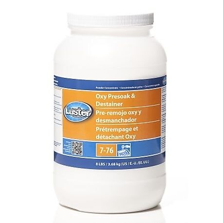 Luster™ Professional Presoak & Destainer, 8 lbs., 2/Carton (84898312)