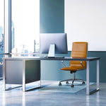 Floortex Glaciermat Carpet & Hard Floor Chair Mat, 36" x 42", Crystal Clear Glass (FC123642EG)