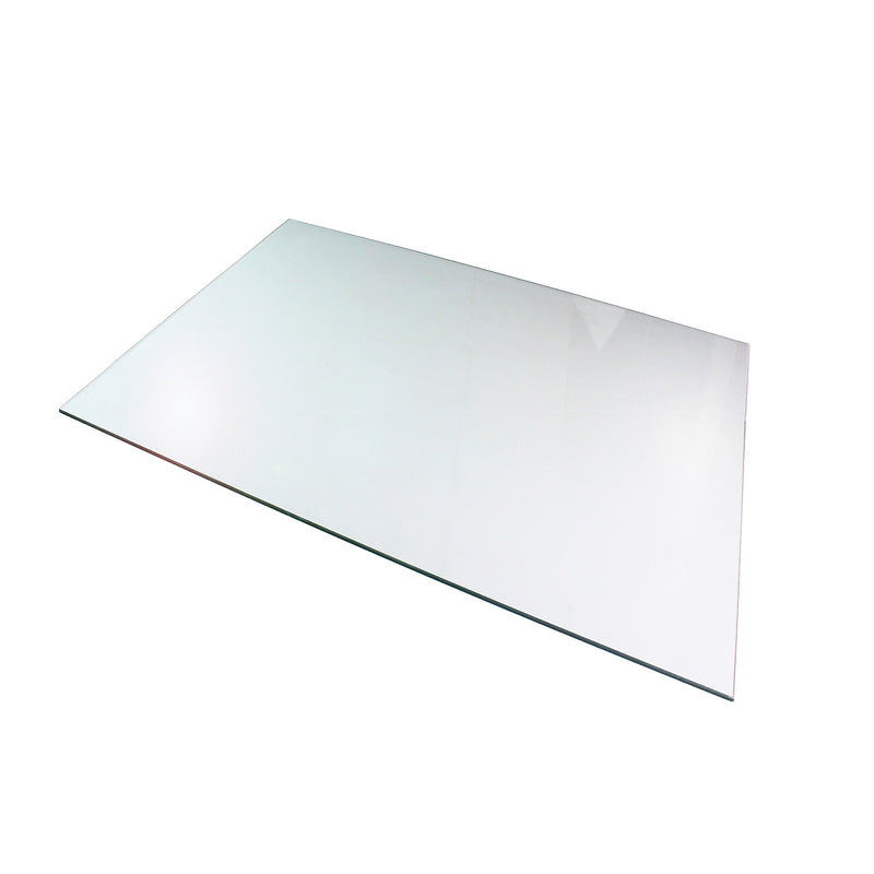 Floortex Glaciermat Carpet & Hard Floor Chair Mat, 36" x 42", Crystal Clear Glass (FC123642EG)