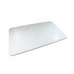 Floortex Glaciermat Carpet & Hard Floor Chair Mat, 36" x 48", Crystal Clear Glass (FC123648EG)