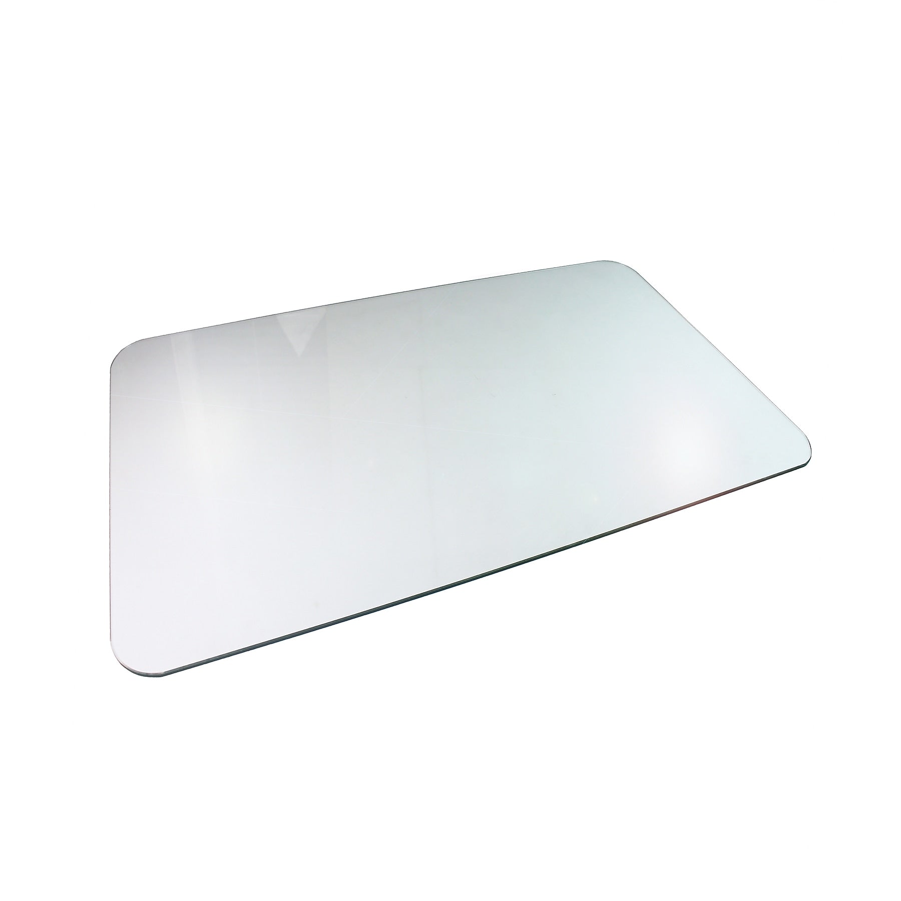 Floortex Glaciermat Carpet & Hard Floor Chair Mat, 36" x 48", Crystal Clear Glass (FC123648EG)