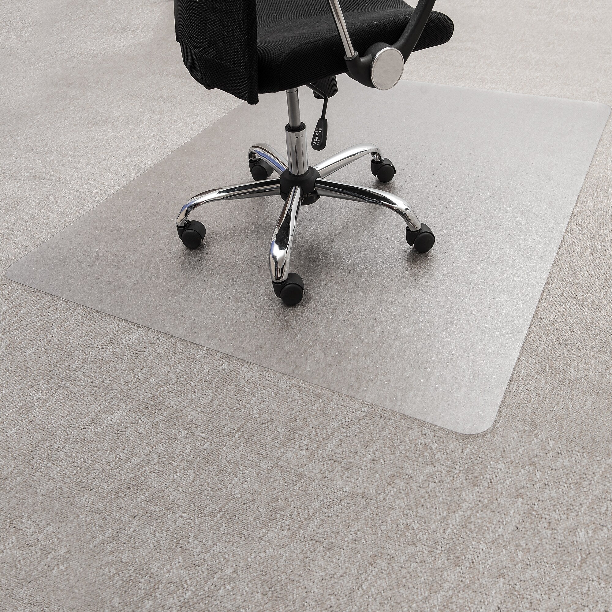 Floortex Evolutionmat Carpet Chair Mat, 36" x 48", Designed for Standard-Pile Carpet, Clear Enhanced Polymer (ECO113648EP)