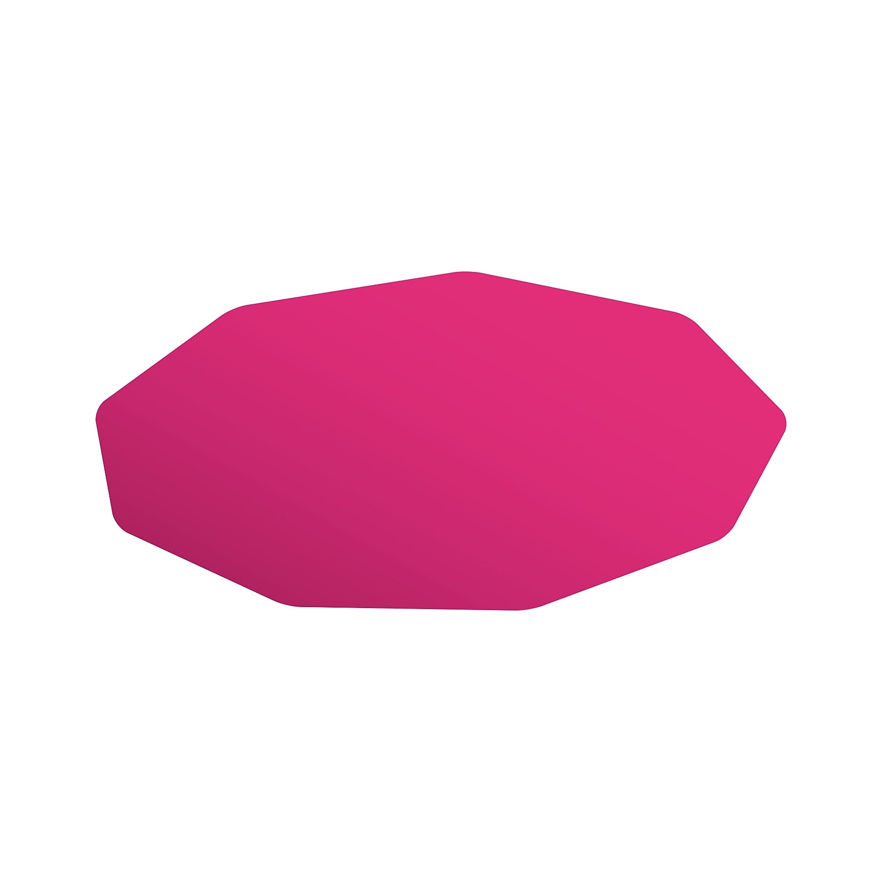 Floortex 9Mat Hard Floor Gaming Chair Mat, 38" x 39", Pink Polycarbonate (FC121001009RC)