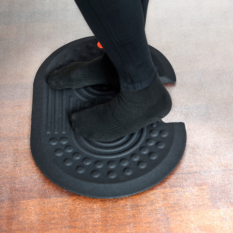 Floortex AFS-TEX 2000X Active Anti-Fatigue Mat, 24" x 16", Black (FCA21624XBK)