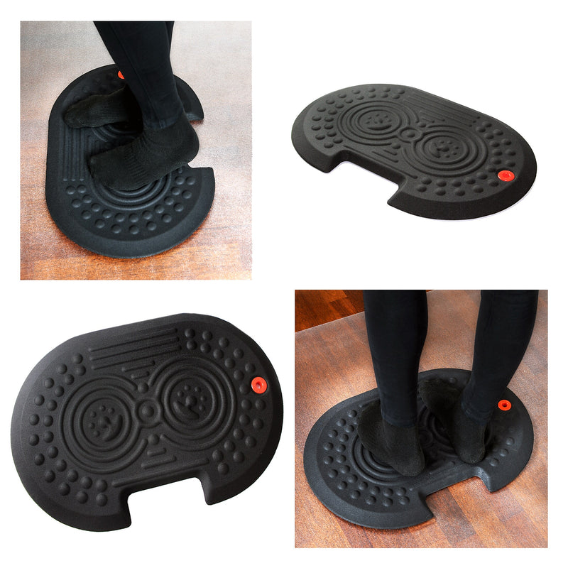 Floortex AFS-TEX 2000X Active Anti-Fatigue Mat, 24" x 16", Black (FCA21624XBK)