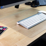 Desktex Plastic Desk Pad, 22" x 17", Clear (FPDE1722RA)