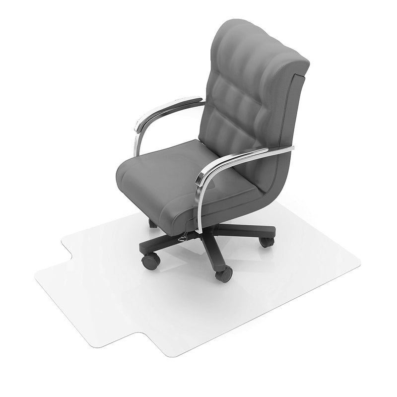 Floortex Cleartex Ultimat Carpet Chair Mat with Lip, 48" x 60", Designed for Medium-Pile Carpet, Clear Polycarbonate (1115227LR)