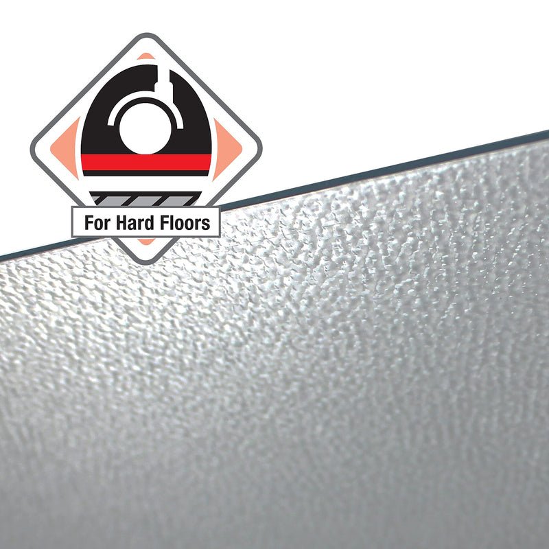 Floortex Cleartex Ultimat XXL Hard Floor Chair Mat, 60" x 60", Clear Polycarbonate (1215015019ER)