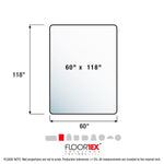 Floortex Cleartex Ultimat XXL Hard Floor Chair Mat, 60" x 118", Clear Polycarbonate (1215030019ER)