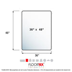 Floortex Cleartex Advantagemat Carpet Chair Mat, 36" x 48'', Low-Pile, Clear (PF119225EV)