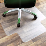Floortex Cleartex AdvantagematPlus Hard Floor Chair Mat with Lip, 36" x 48", Clear APET (NCCMFLAS0003)