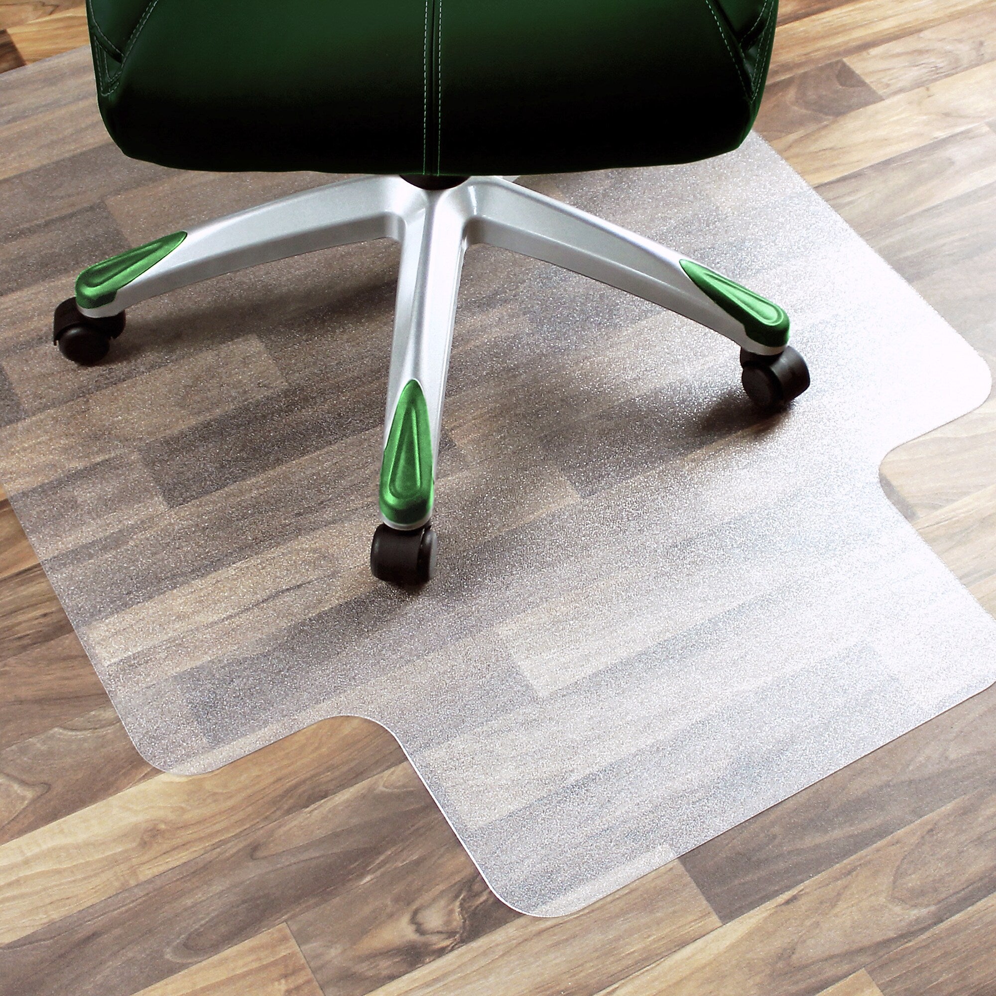 Floortex Cleartex AdvantagematPlus Hard Floor Chair Mat with Lip, 36" x 48", Clear APET (NCCMFLAS0003)