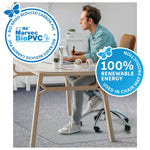 Floortex Ecotex Carpet Chair Mat, 36" x 48", Designed for Low-Pile Carpet, Clear Marvec BioPVC (NRCMFLFG0002)