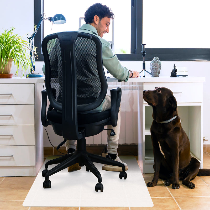 Floortex Revolutionmat Hard Floor Chair Mat, 46" x 57", Translucent Polypropylene (NCMFLLAC0004)