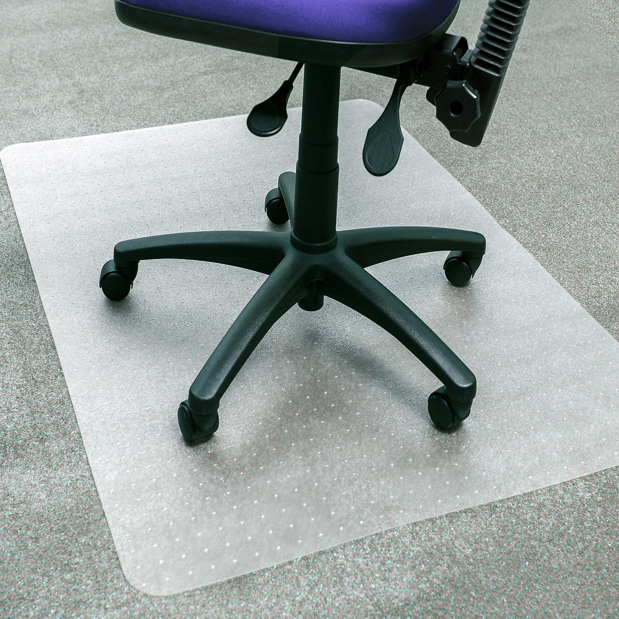 Floortex Cleartex Advantagemat Plus Carpet Chair Mat, 36" x 48", Clear APET (NCCMFLAG0002)