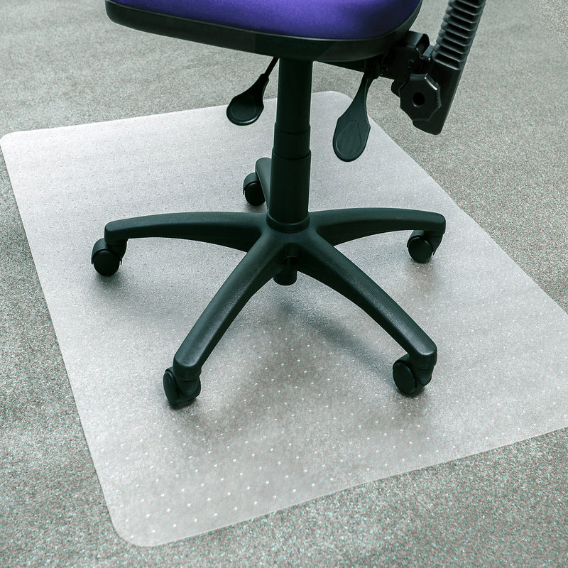 Floortex Cleartex Advantagemat Plus Carpet Chair Mat, 36" x 48", Clear APET (NCCMFLAG0002)