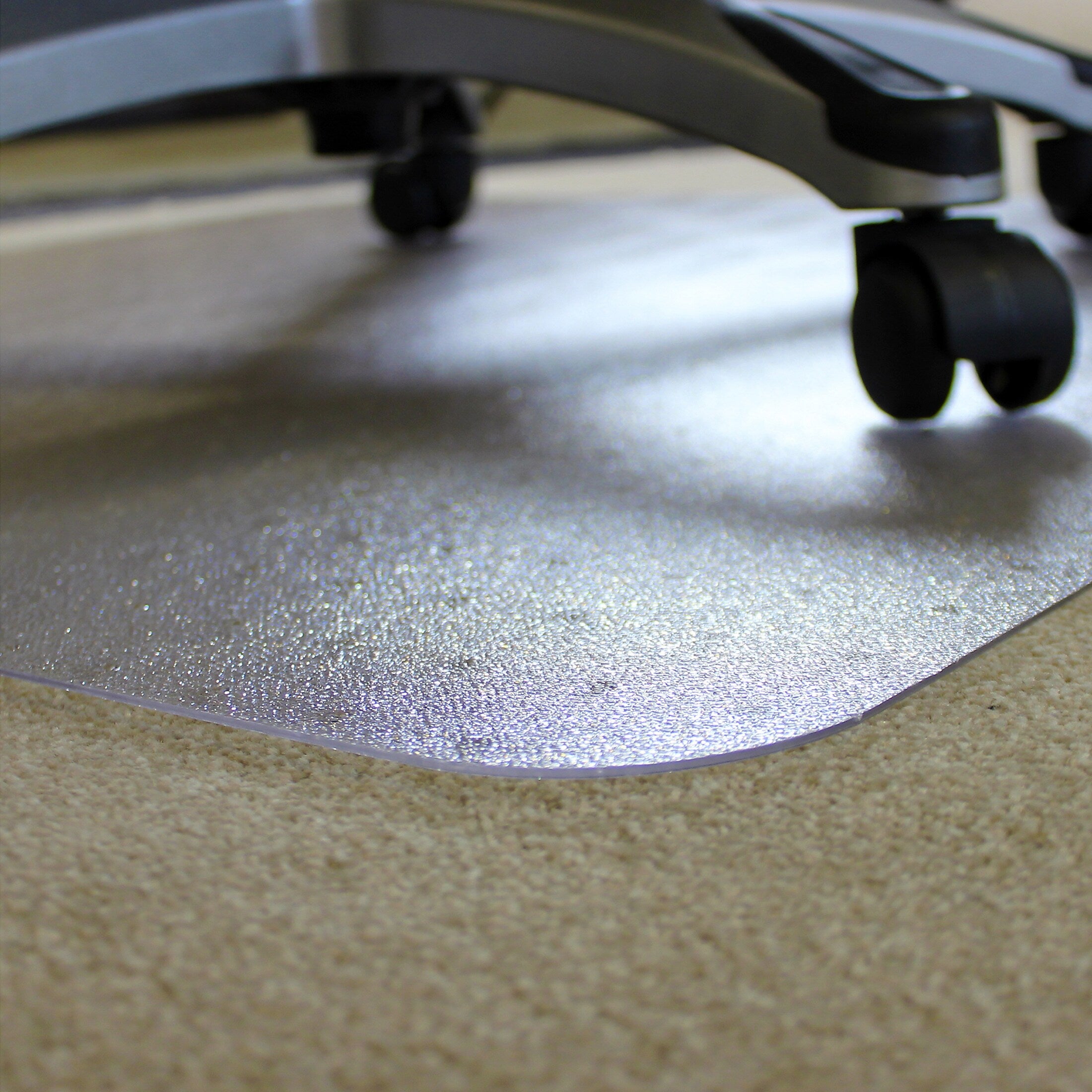 Floortex Ecotex BioPlus Carpet Chair Mat, 29" x 47", Clear Bio Based Polycarbonate (NCCMFLBG0001)
