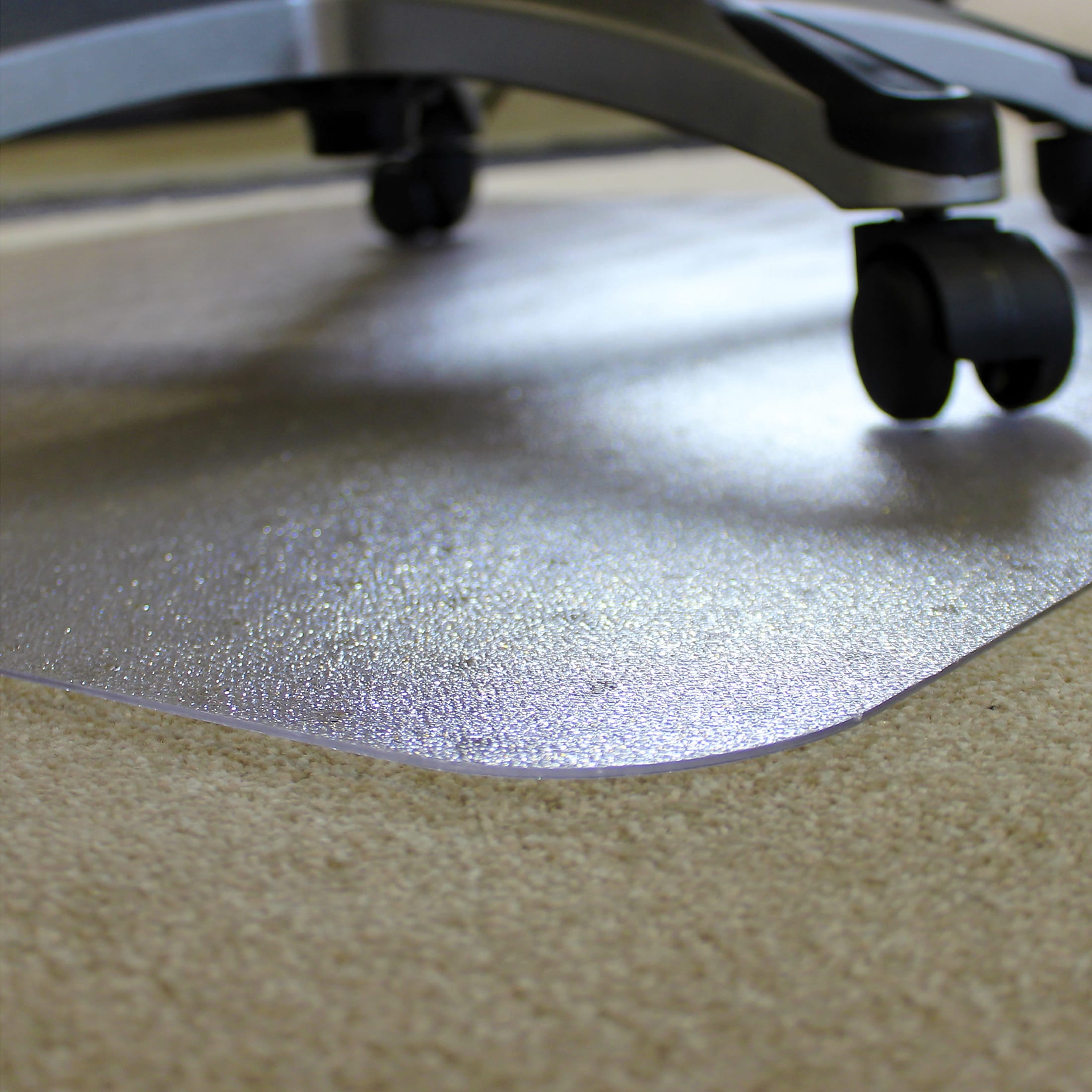 Floortex Ecotex BioPlus Carpet Chair Mat, 35" x 47", Clear Bio Based Polycarbonate (NCCMFLBG0002)