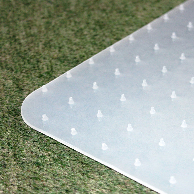 Floortex Revolutionmat Carpet Chair Mat, 29" x 46", Designed for Low-Pile Carpet, Translucent Polypropylene (NCMFLLGC0001)