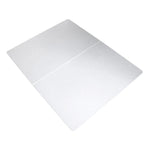 Floortex Revolutionmat Carpet Chair Mat, 45" x 53", Designed for Low-Pile Carpet, Translucent Polypropylene (NCMFLLGC0003)