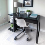 Floortex Ultimat Cleartex Carpet Chair Mat, 35" x 47", Designed for Medium-Pile Carpet, Clear Polycarbonate (118923ER)