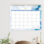 2025-2026 Blue Sky Gemma 15" x 12" Academic Monthly Wall Calendar, White/Blue (BLS147010)