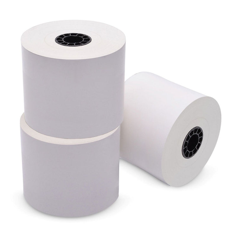 Iconex Sticky Media Direct Thermal Multipurpose Labels Roll, 3.15" x 270 Ft., White, 12 Rolls/Carton (ICX90230088)