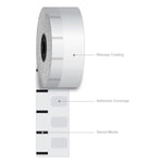 Iconex Sticky Media Direct Thermal Multipurpose Labels Roll, 1.57" x 375 Ft., White, 12 Rolls/Carton (ICX90230205)