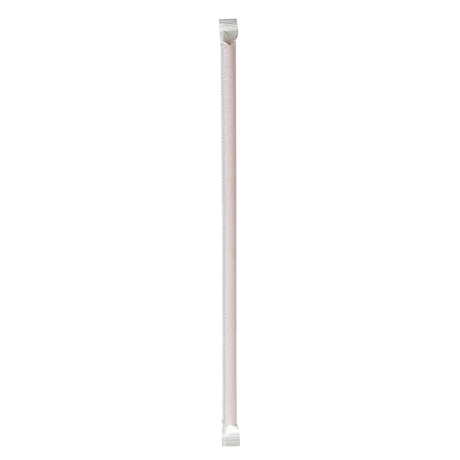Boardwalk Individually Wrapped Red Plastic Straws, 2000/Carton (BWKJSTW1025RED)