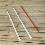 Boardwalk Individually Wrapped Red Plastic Straws, 2000/Carton (BWKJSTW1025RED)