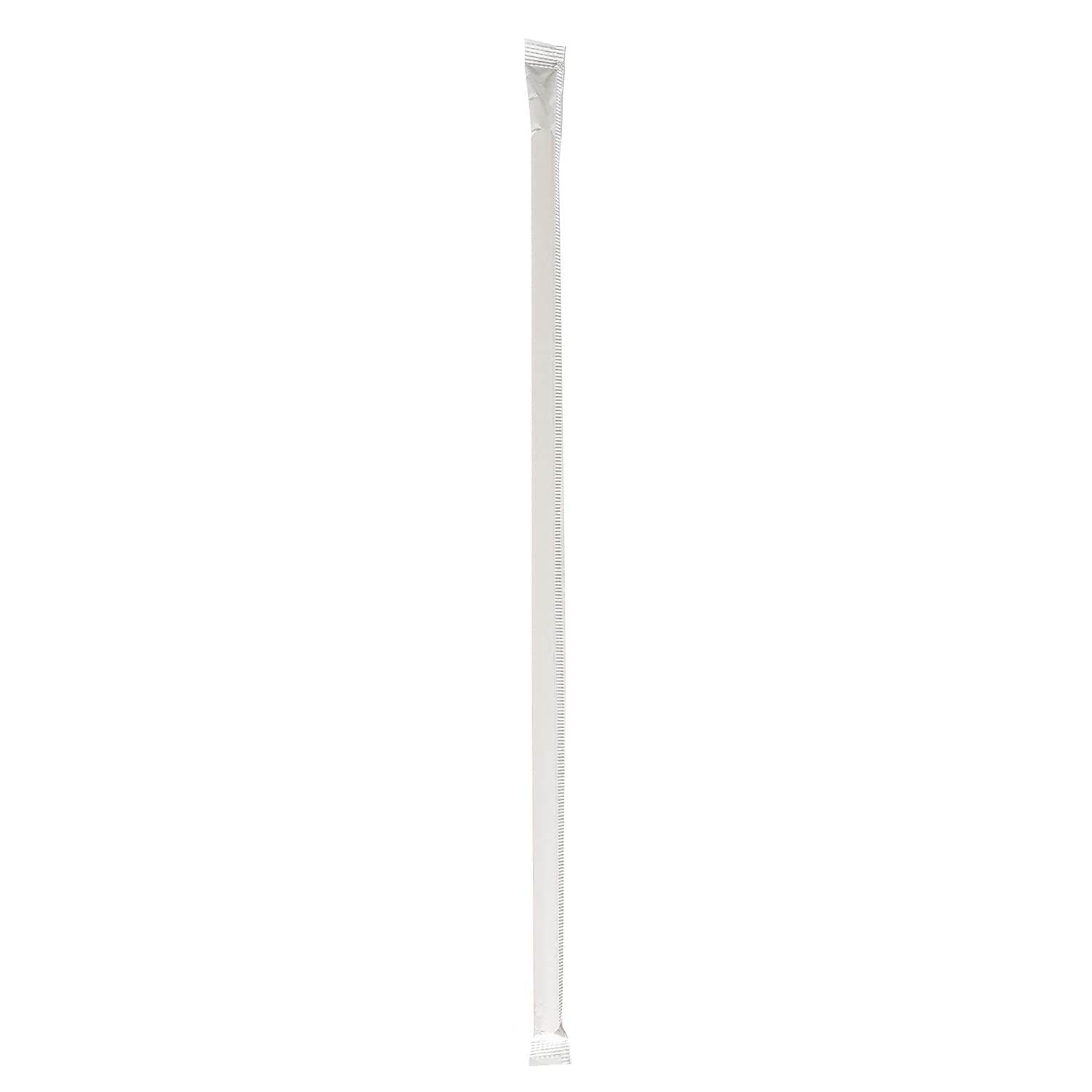 Boardwalk Individually Wrapped Red/White Striped Plastic Straws, 2000/Carton (BWKJSTW1025RW)